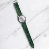 Green Crocodile Artisan Leather Strap