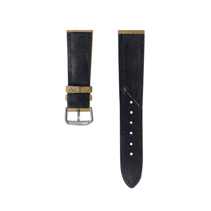 Cream Crocodile Artisan Leather Strap