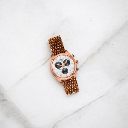 Rose Gold Shark Mesh Watch Bracelet