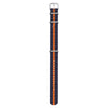 Navy Blue & Orange Diver British Military Watch Strap