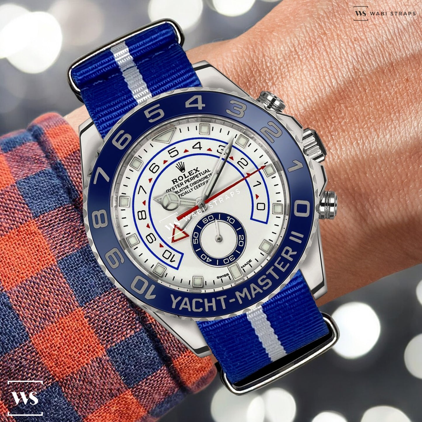 Blue & White Diver British Military Watch Strap