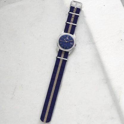 Navy Blue & Grey Diver British Military Watch Strap