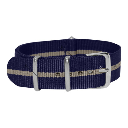 Navy Blue & Grey Diver British Military Watch Strap