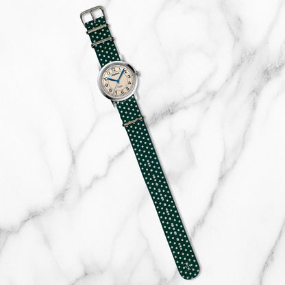 Green Polka Dot Graphic Strap