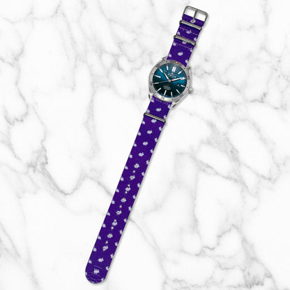 Purple Rabbit Motif Strap