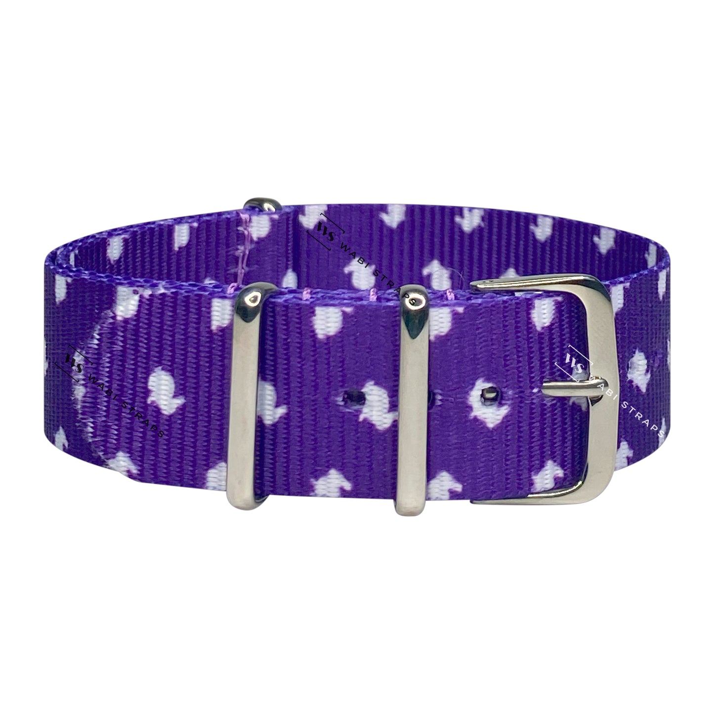 Purple Rabbit Motif Strap