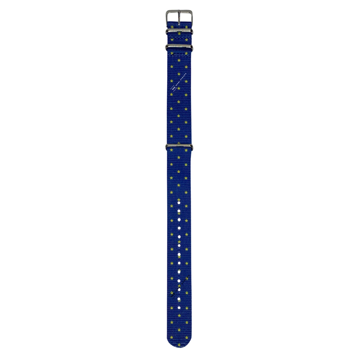 Blue Watashi Wa Star Motif Strap