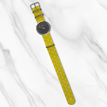 Yellow Giraffe Motif Strap