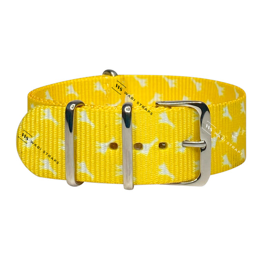 Yellow Giraffe Motif Strap