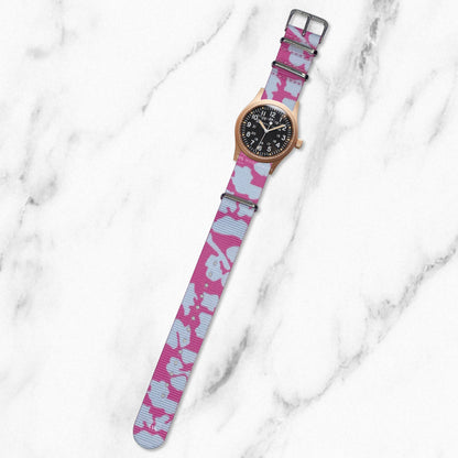 Baby Pink Camouflage Strap