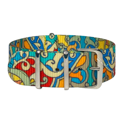 Colourful Paisley Printed Strap