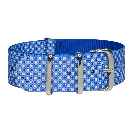 Blue Porcelain Graphic Strap