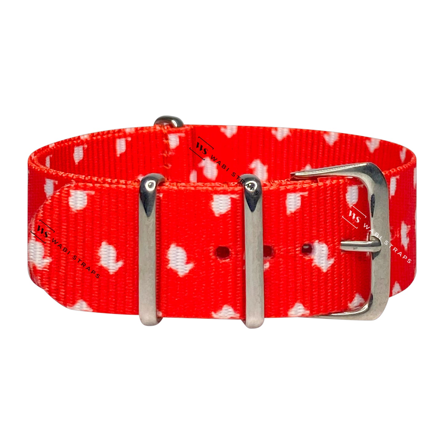 Red Rabbit Motif Strap