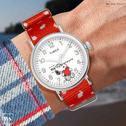 Red Rabbit Motif Strap