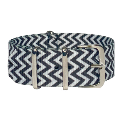 Zebra Chevron Graphic Strap