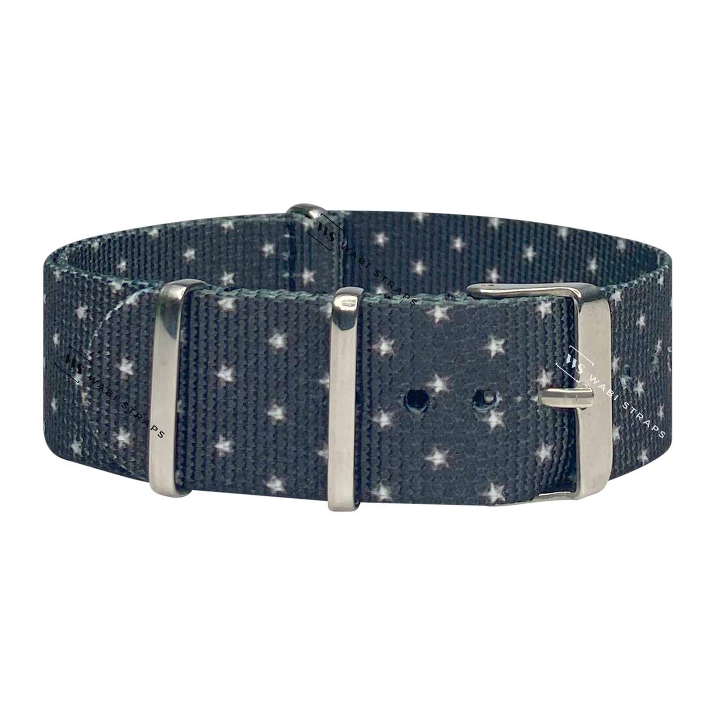 Grey Watashi Wa Star Motif Strap