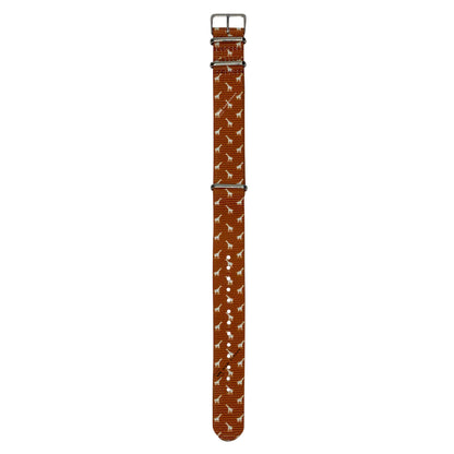 Brown Giraffe Motif Strap