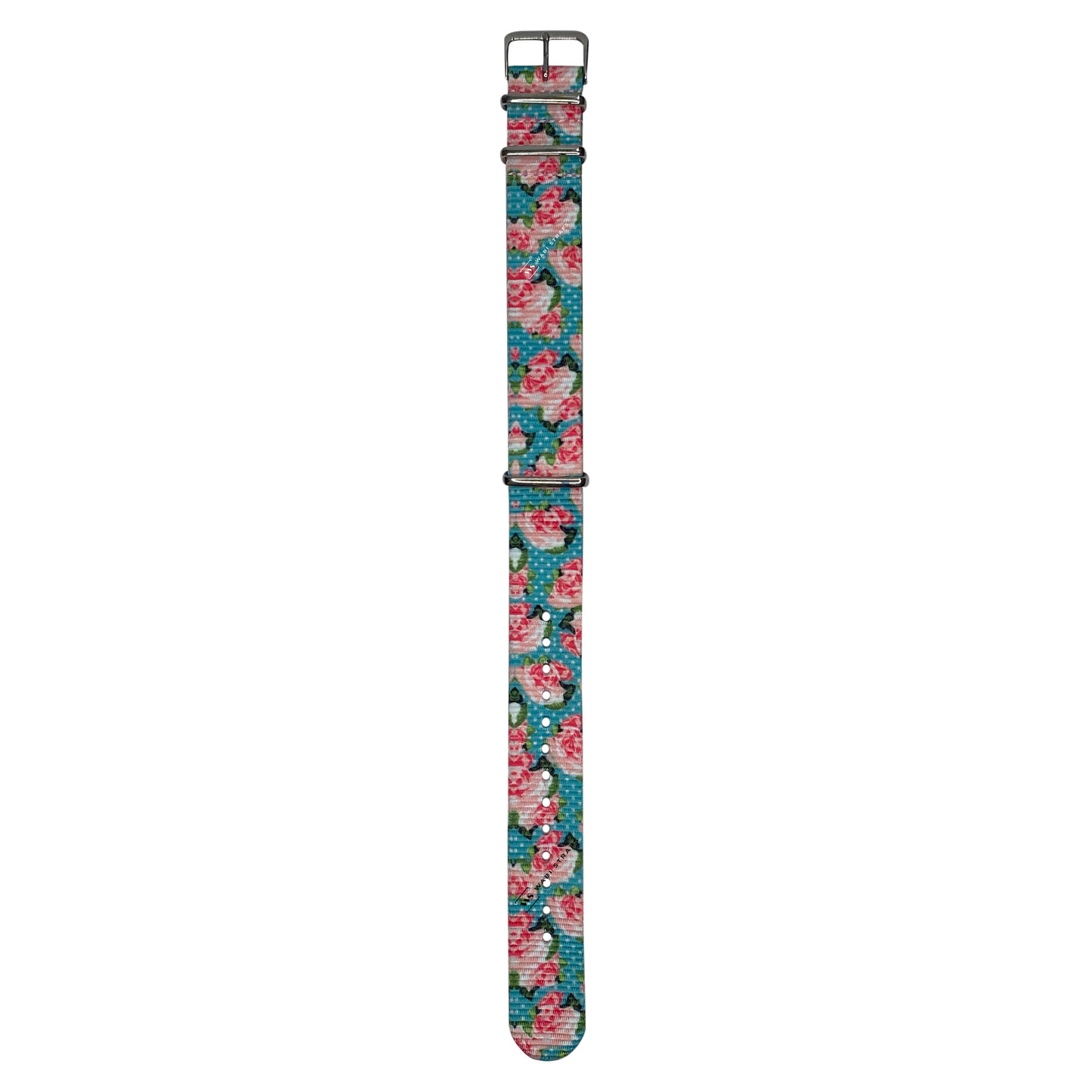 Pink Carnation Floral Strap