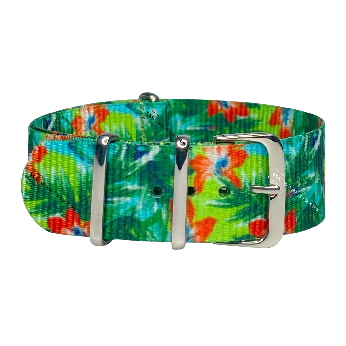 Tropical Hibiscus Floral Strap