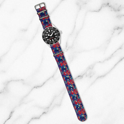 Pixelated Tie Dye Strap