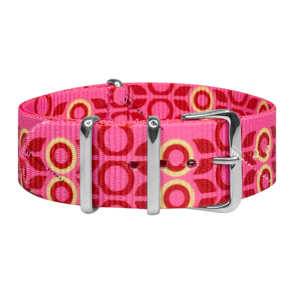 Pink Sunflower Graphic Strap