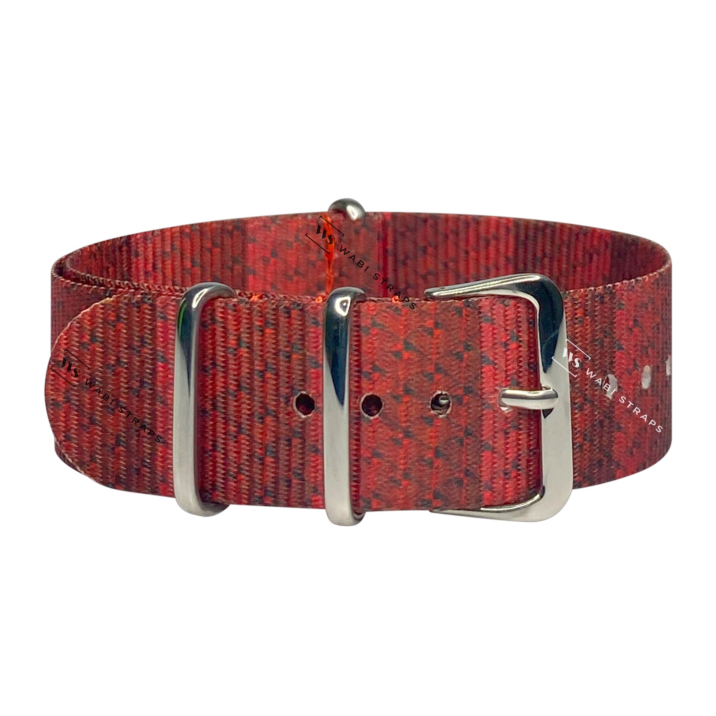 Burgundy Harlequin Graphic Strap