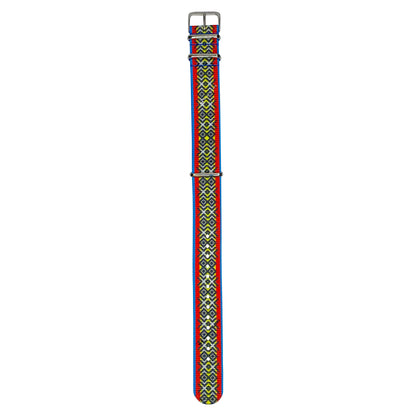 Egyptian Geometric Pattern Strap