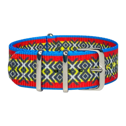 Egyptian Geometric Pattern Strap