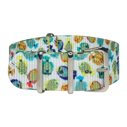 Flounder Fish Printed Strap