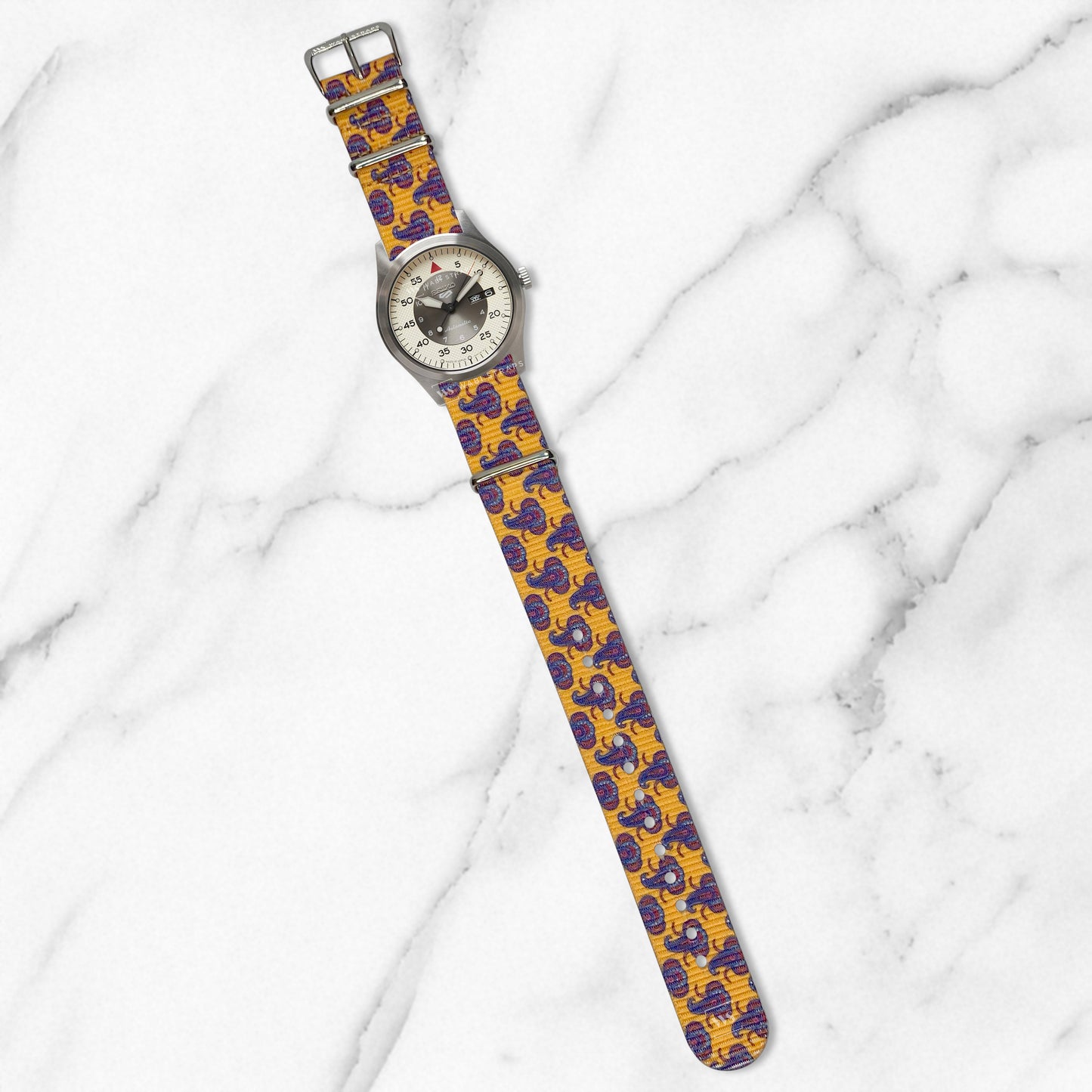 Elephant Paisley Printed Strap