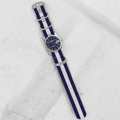 Blue & White Striped ZULU Strap