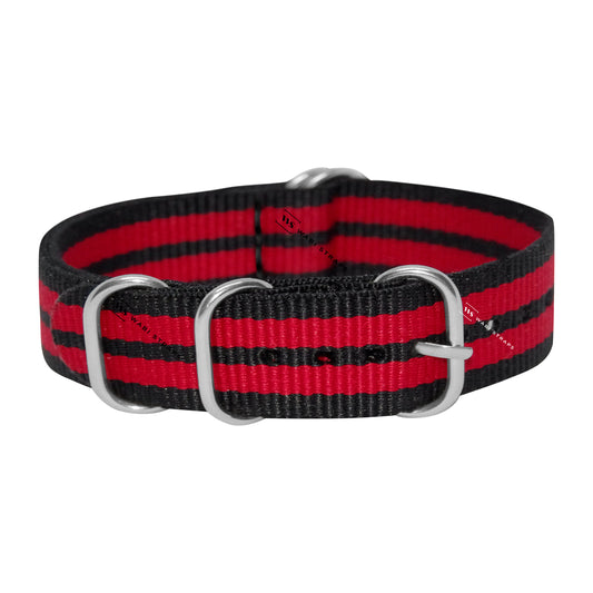 Black & Red Striped NavSpec Strap