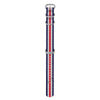 Blue, White & Red Striped ZULU Strap