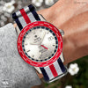 Blue, White & Red Striped ZULU Strap