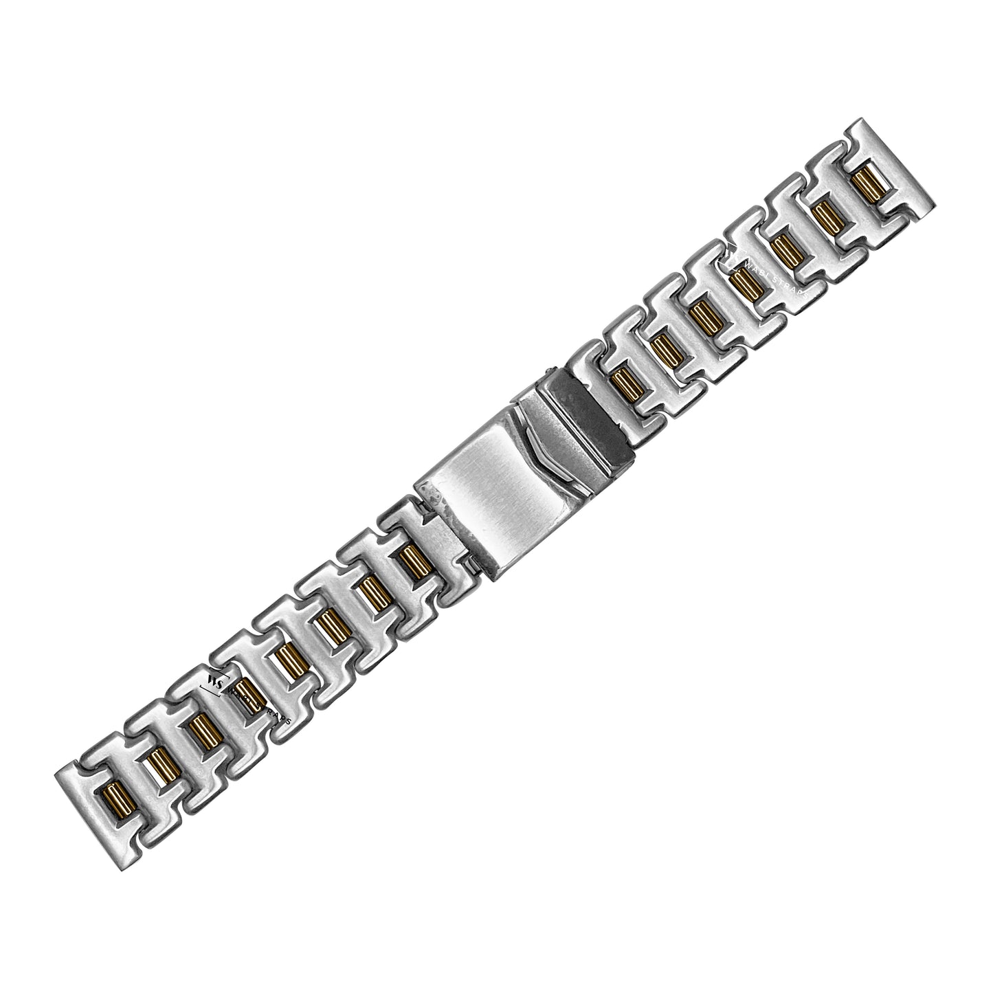 Two Tone Heavy Duty Punk Rugged Metal Bracelet