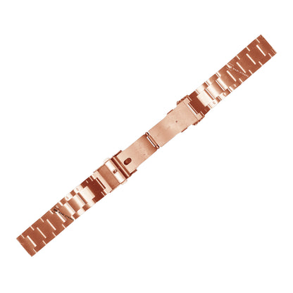 Rose Gold Hexad Thick Oyster Metal Brick Bracelet