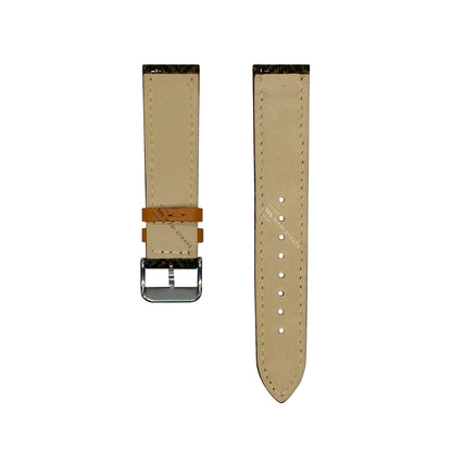 Brown Tweed/Herringbone Leather Strap