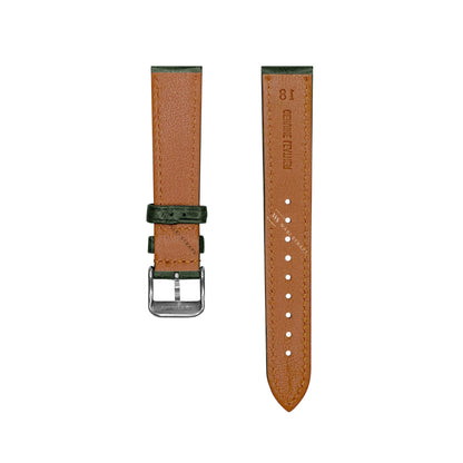 Green Vintage Italian Aged Leather Strap