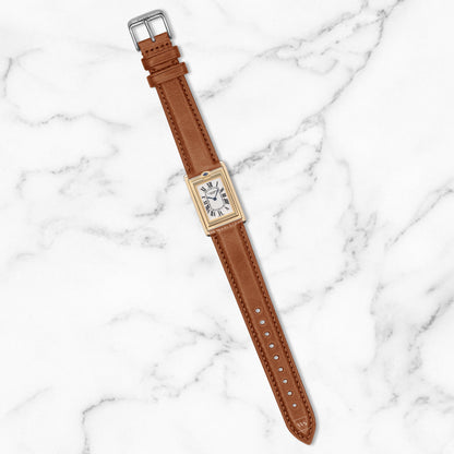 Light Brown Vintage Italian Aged Leather Strap