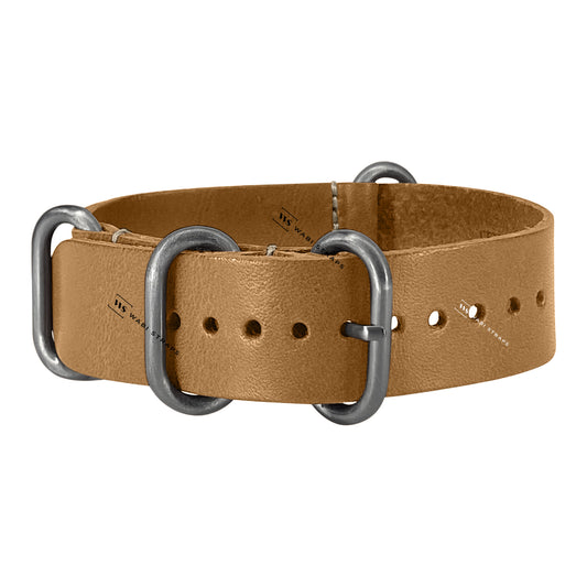 Tan Vintage Leather ZULU Strap