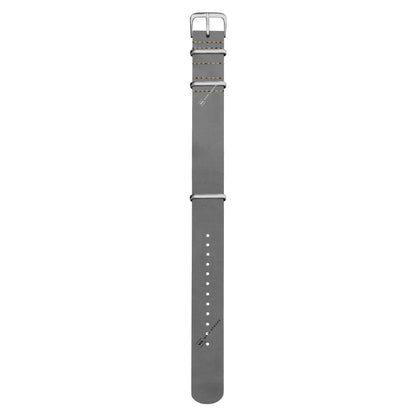 Grey Crazy Horse Leather One-Piece Watch Strap