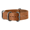 Camel Vintage Leather ZULU Strap