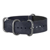 Dark Blue Vintage Leather ZULU Strap