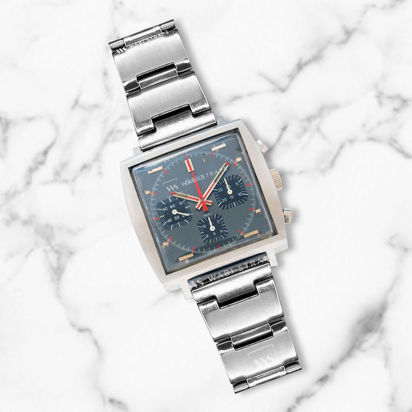 Monaco Chronograph Link Metal Bracelet