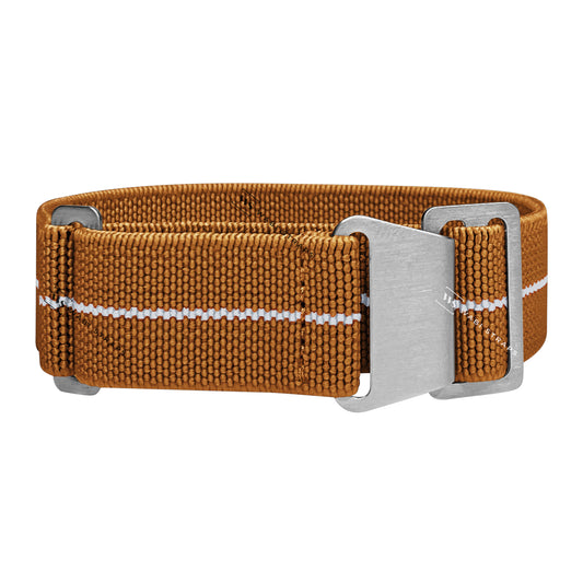 Brown & White Marine Nationale Paratrooper Strap