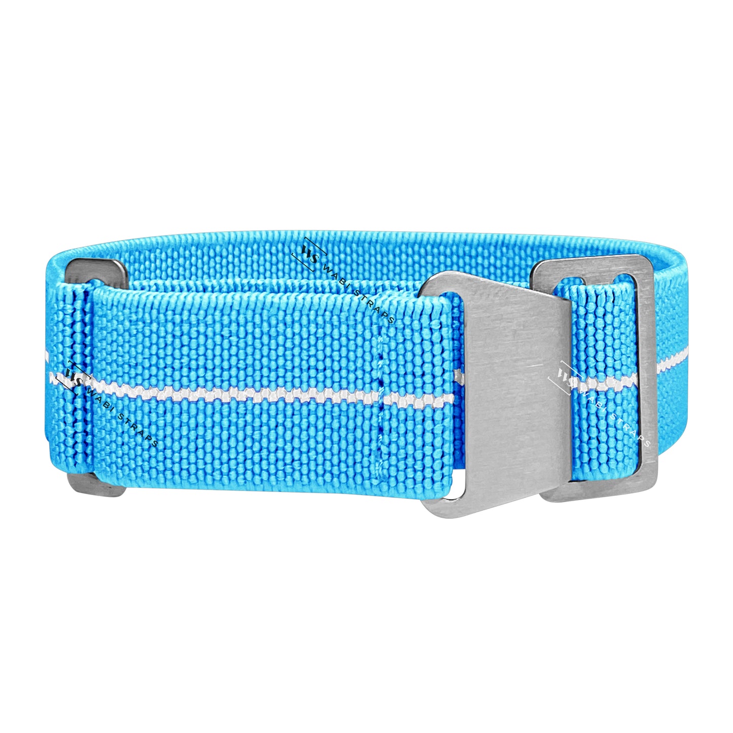 Sky Blue & White Marine Nationale Paratrooper Strap