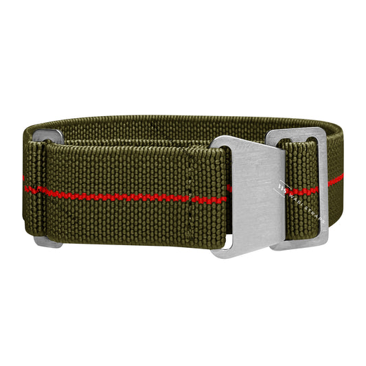 Green & Red Marine Nationale Paratrooper Strap