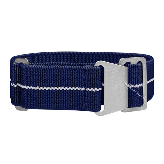 Navy & White Marine Nationale Paratrooper Strap