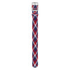 Blue, Red & White Braided Perlon Strap