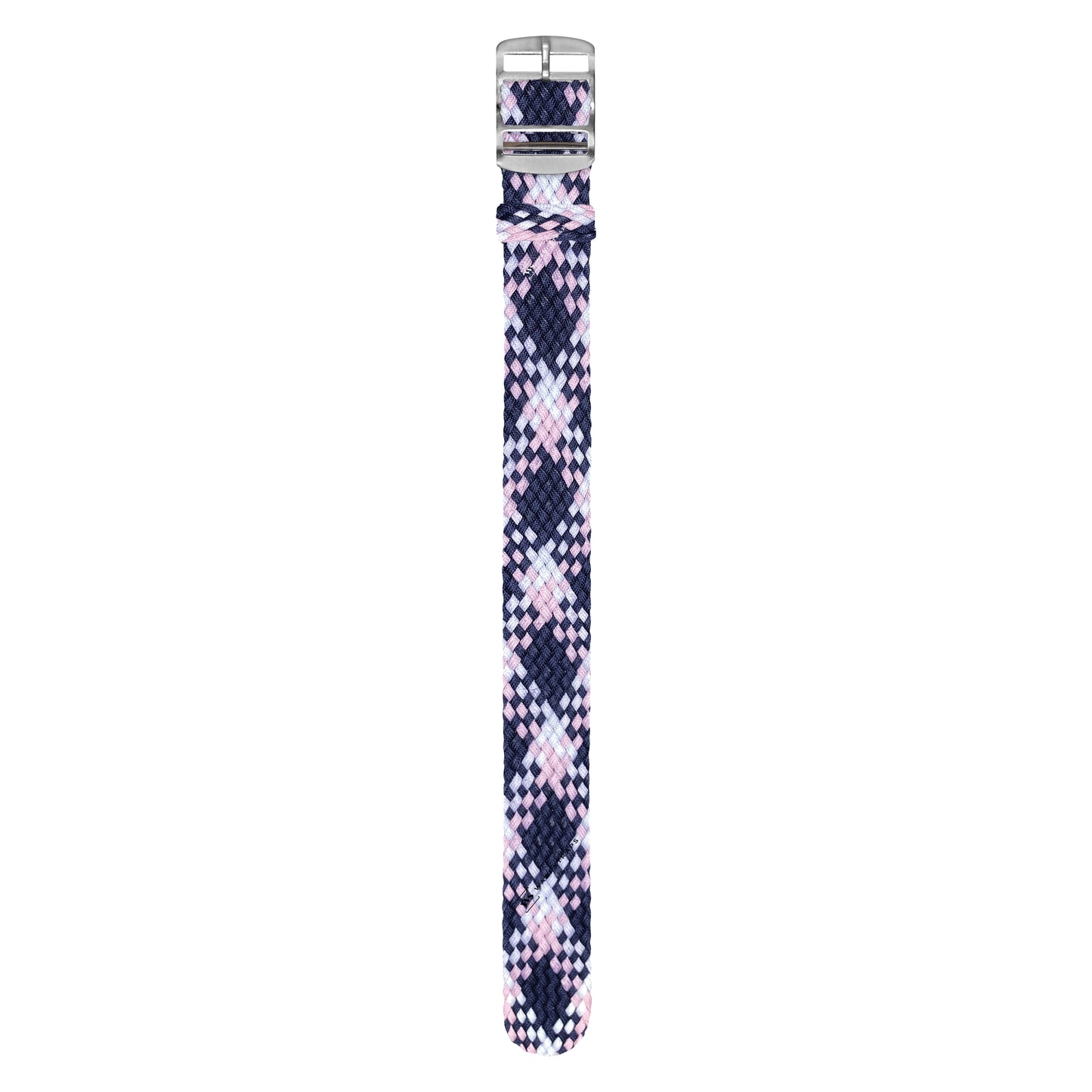 Pink, Blue & White Braided Perlon Strap